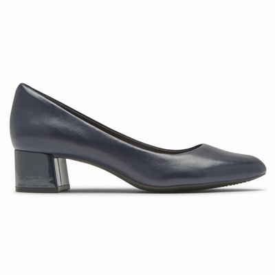 Salto Alto Rockport Total Motion Sydney Pump Mulher Azul Marinho PT-81023